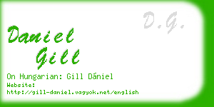 daniel gill business card